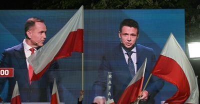 Trzaskowski - 33,7 proc., Nawrocki - 21,6 proc., Mentzen - 11,8 proc.
